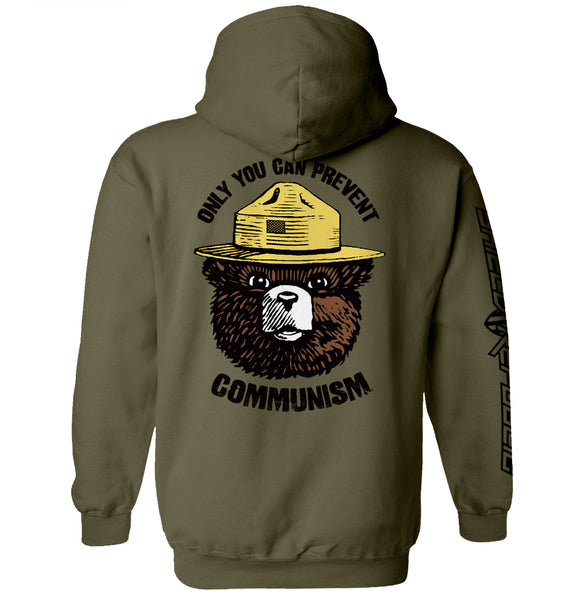 Shield Republic Only You Can Prevent Communism Jet Tag Keychain
