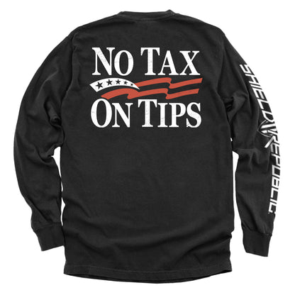 No Tax on Tips (Black)