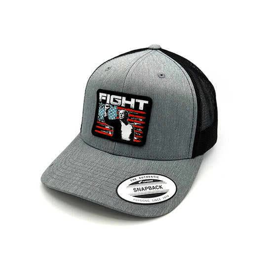 Trump Fight Woven Patch Hat