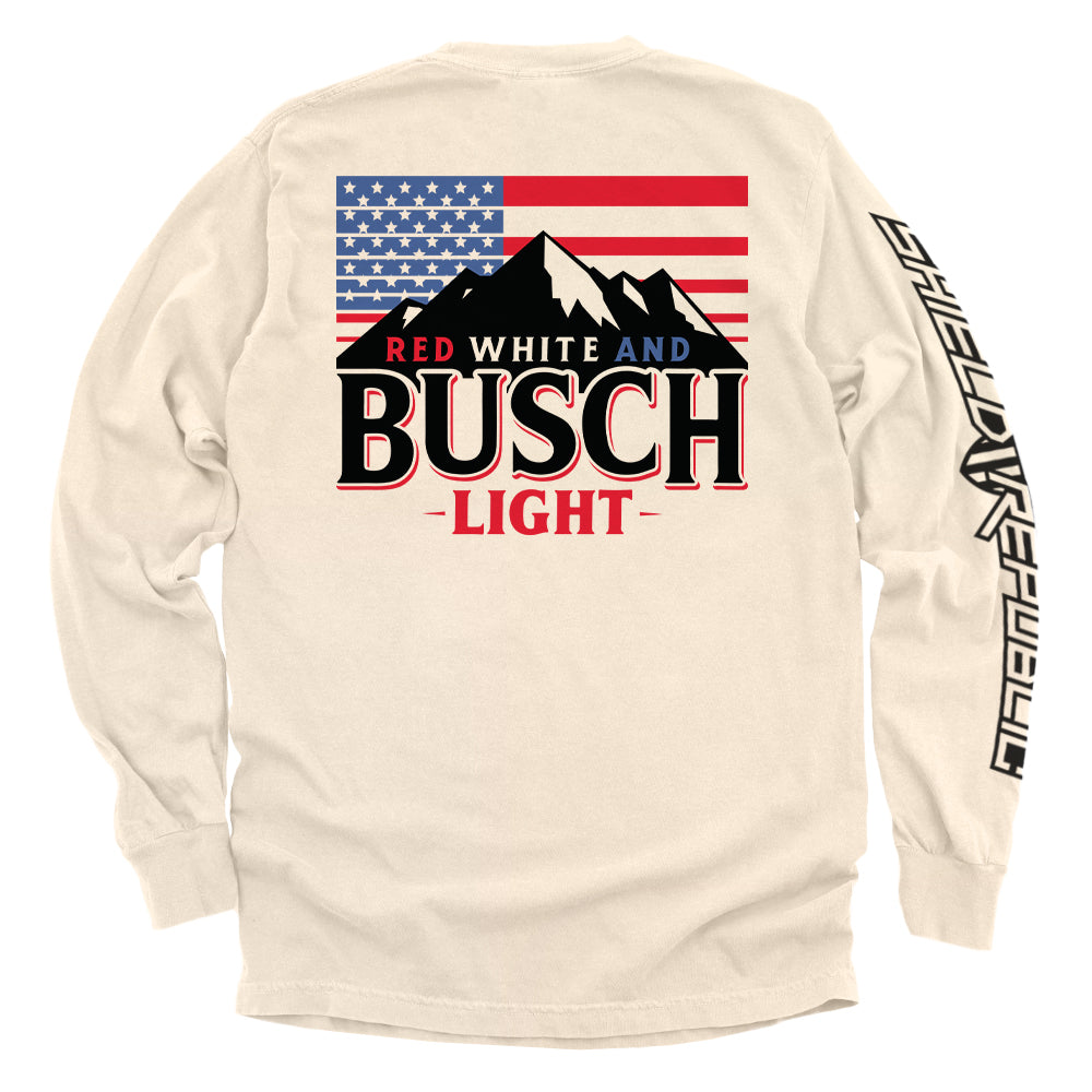 Red White And Busch Lite