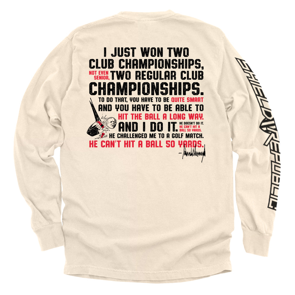 I Just Won Two Club Championships