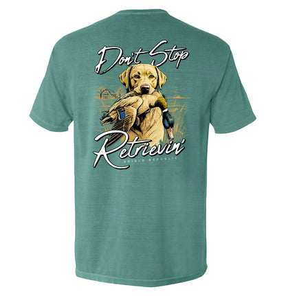 Don't Stop Retrievin Yellow Lab