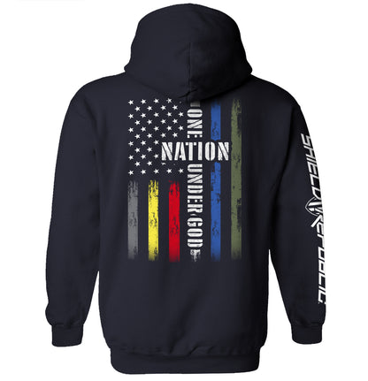 One Nation Under God First Responder Flag