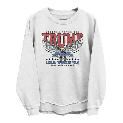 Legends Never Die Trump USA Tour 2024 (Front)