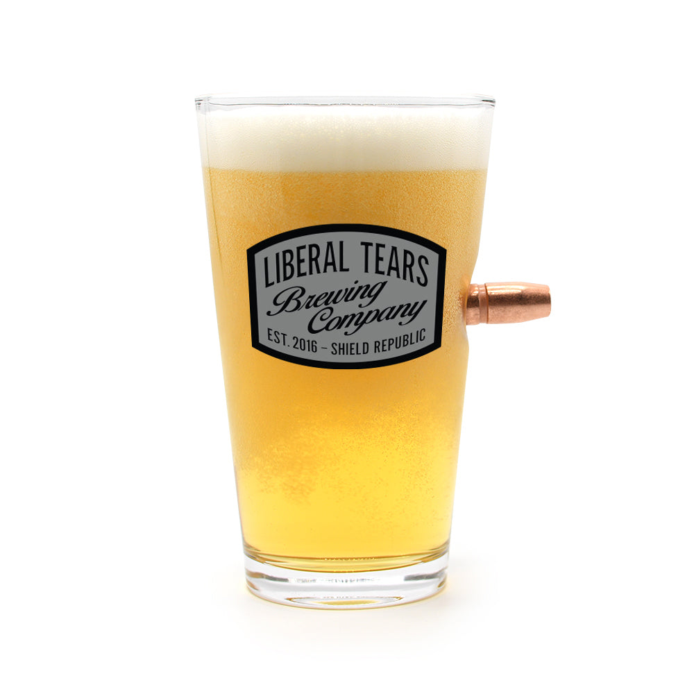 Liberal Tears Brewing Company - 50 Cal Pint Glass