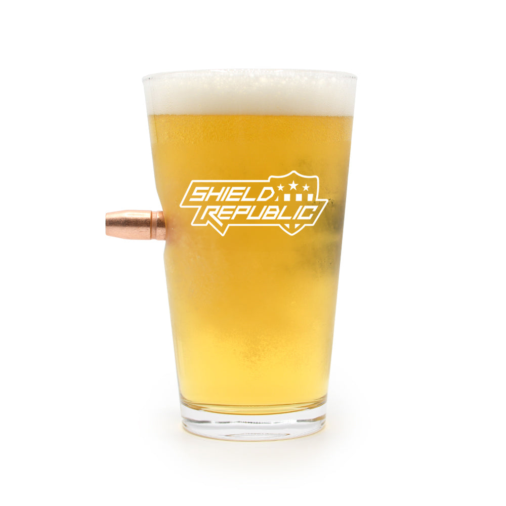 Firearm Flag - 50 Cal Pint Glass