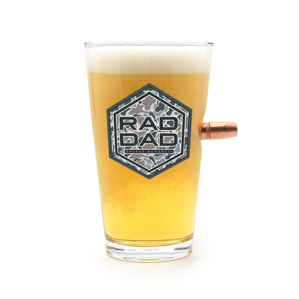 Rad Dad Duck Camo - 50 Cal Pint Glass