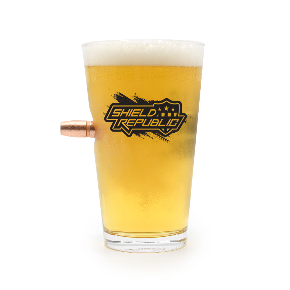 Wooden Spoon Survivor - 50 Cal Pint Glass