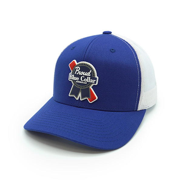 Proud Blue Collar American Hat PVC Patch – Shield Republic